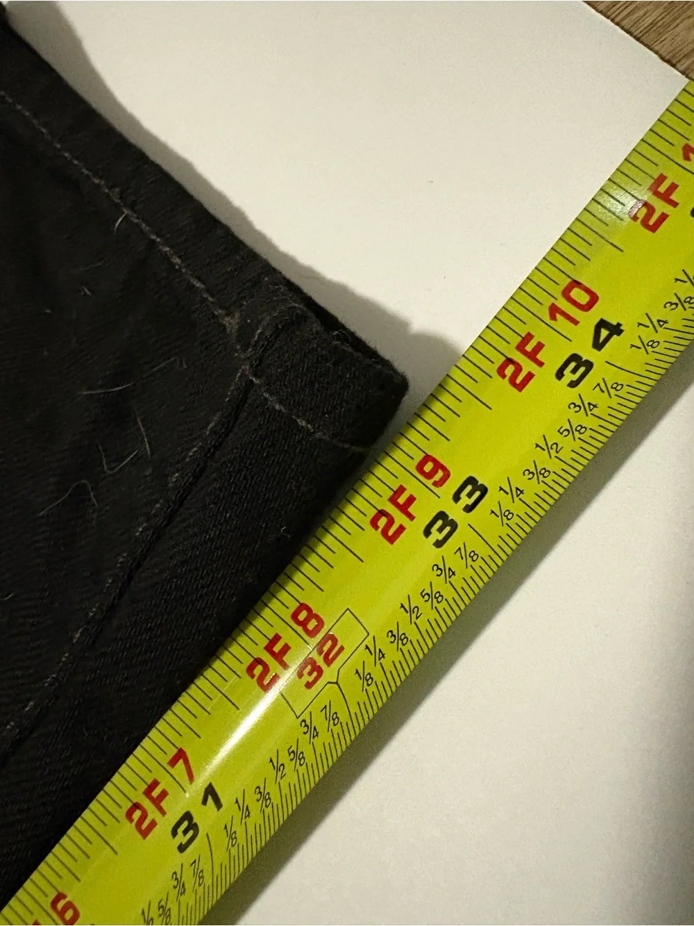 Levi’s 501 Original Black Straight Leg Button Fly Jeans Men’s 33x34